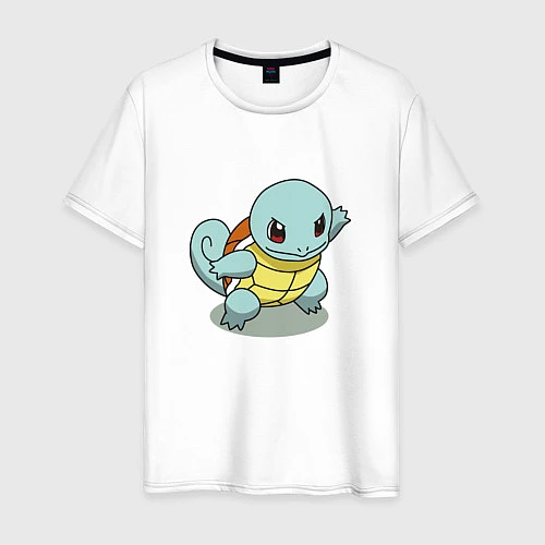 Мужская футболка Pokemon Squirtle / Белый – фото 1
