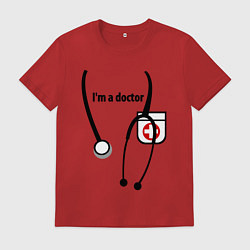 Мужская футболка I m doctor