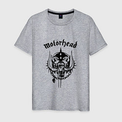 Футболка хлопковая мужская Motrhead: Black Devil, цвет: меланж