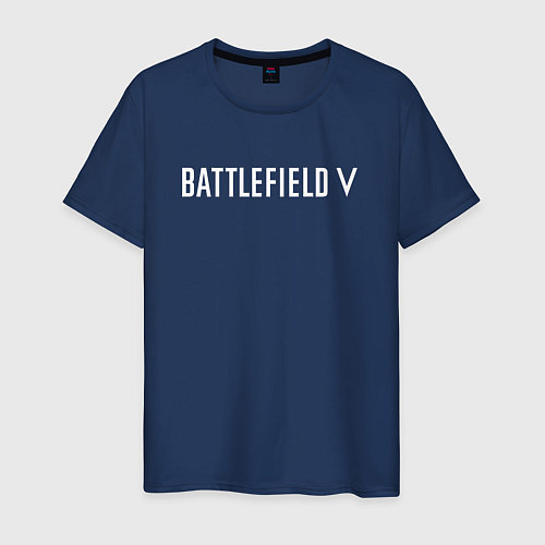 Мужская футболка Battlefield V / Тёмно-синий – фото 1