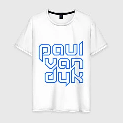 Футболка хлопковая мужская Paul van Dyk: Circuit, цвет: белый