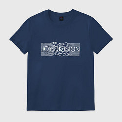 Футболка хлопковая мужская Joy Division, цвет: тёмно-синий