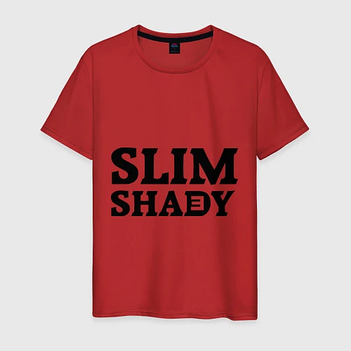 Мужская футболка Slim Shady: Big E / Красный – фото 1