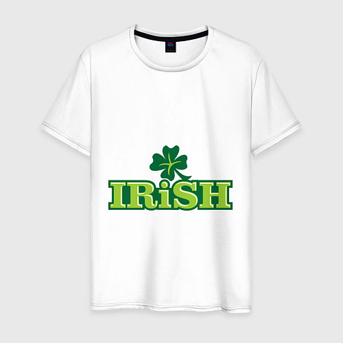 Мужская футболка Ирландия / Белый – фото 1
