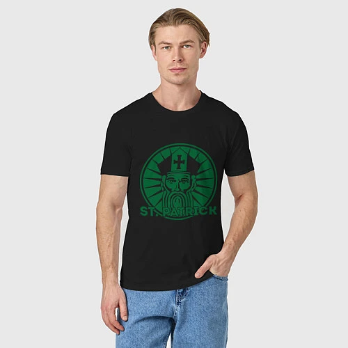 Мужская футболка St. Patrick / Черный – фото 3