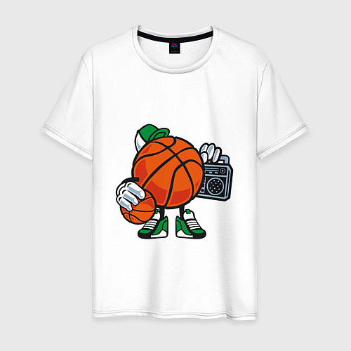 Мужская футболка Hip Hop Basketball / Белый – фото 1