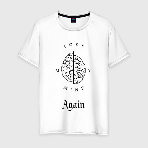 Мужская футболка Scarlxrd: Again / Белый – фото 1