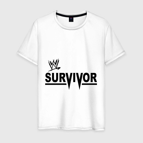 Мужская футболка WWE Survivor / Белый – фото 1