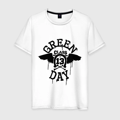 Мужская футболка Green Day: Class of 13 / Белый – фото 1