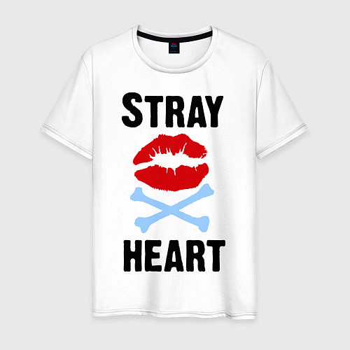 Мужская футболка Stray heart / Белый – фото 1