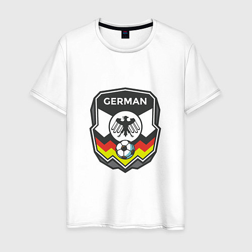 Мужская футболка German Football / Белый – фото 1