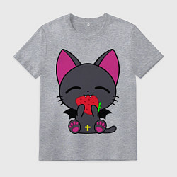 Мужская футболка Нянпир с клубничкой