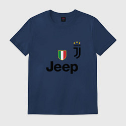 Футболка хлопковая мужская Ronaldo: Juve Sport, цвет: тёмно-синий
