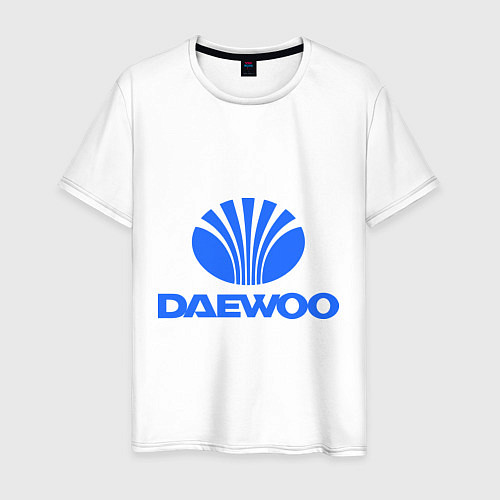 Мужская футболка Logo daewoo / Белый – фото 1