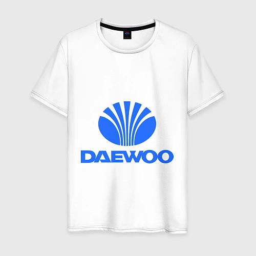 Мужская футболка Logo daewoo / Белый – фото 1