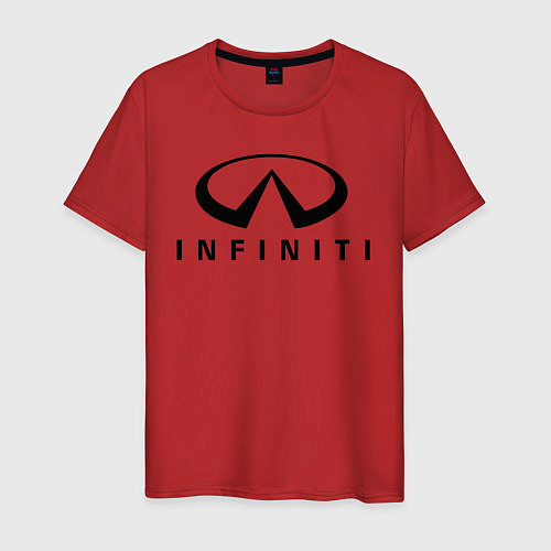 Мужская футболка Infiniti logo / Красный – фото 1