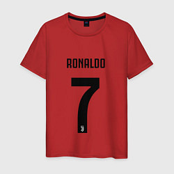 Футболка хлопковая мужская RONALDO 7, цвет: красный