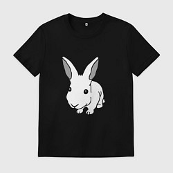 Мужская футболка Rabbit: follow me
