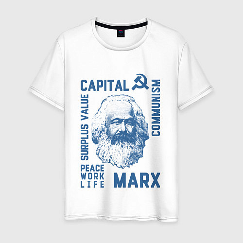 Мужская футболка Marx: Capital / Белый – фото 1
