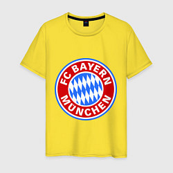 Футболка хлопковая мужская Bayern Munchen FC, цвет: желтый