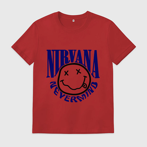 Мужская футболка Nevermind Nirvana / Красный – фото 1