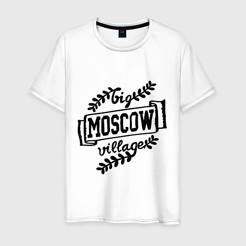 Мужская футболка Big Moscow Village / Белый – фото 1