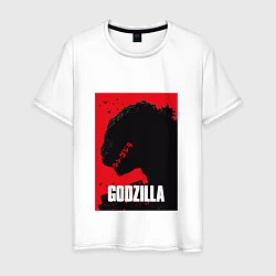 Футболка хлопковая мужская Godzilla: Sunrise Poster, цвет: белый