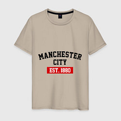 Мужская футболка FC Manchester City Est. 1880