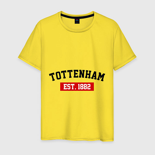 Мужская футболка FC Tottenham Est. 1882 / Желтый – фото 1