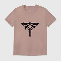 Футболка хлопковая мужская Firefly Graffiti, цвет: пыльно-розовый