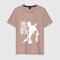 Футболка хлопковая мужская THE LAST OF US, цвет: пыльно-розовый