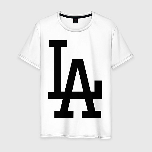 Мужская футболка LA: Los Angeles / Белый – фото 1