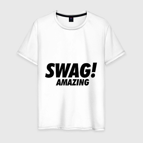 Мужская футболка Swag Amazing / Белый – фото 1