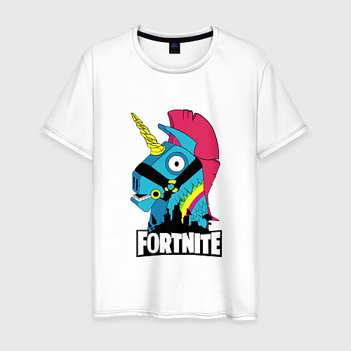 Мужская футболка Fortnite Unicorn / Белый – фото 1