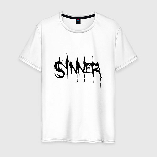 Мужская футболка Real Sinner / Белый – фото 1