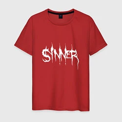 Футболка хлопковая мужская Real Sinner, цвет: красный