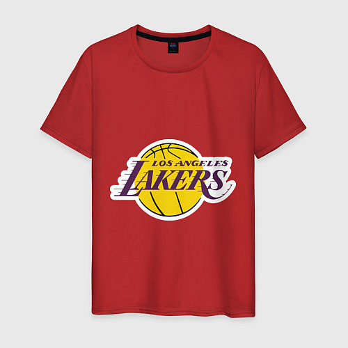 Мужская футболка LA Lakers / Красный – фото 1