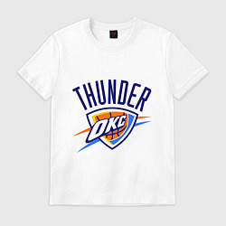 Футболка хлопковая мужская Thunder, цвет: белый