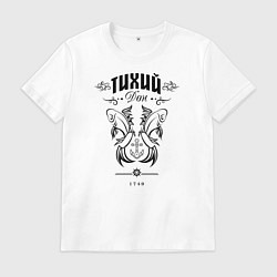 Футболка хлопковая мужская Тихий Дон 1749, цвет: белый