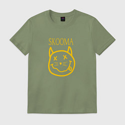 Футболка хлопковая мужская TES: Skooma, цвет: авокадо