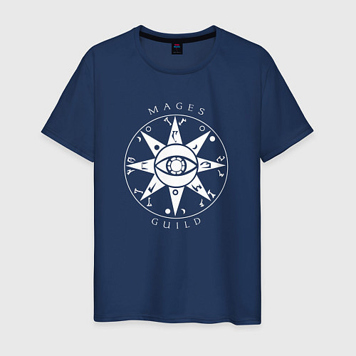 Мужская футболка TES: Mages Guild / Тёмно-синий – фото 1