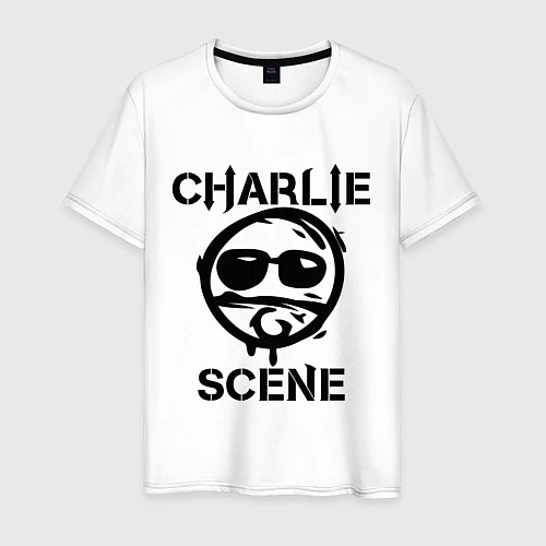 Мужская футболка HU: Charlie Scene / Белый – фото 1