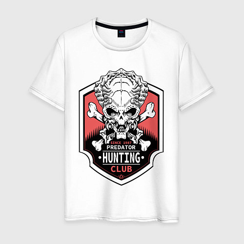 Мужская футболка Predator: Hunting Club / Белый – фото 1