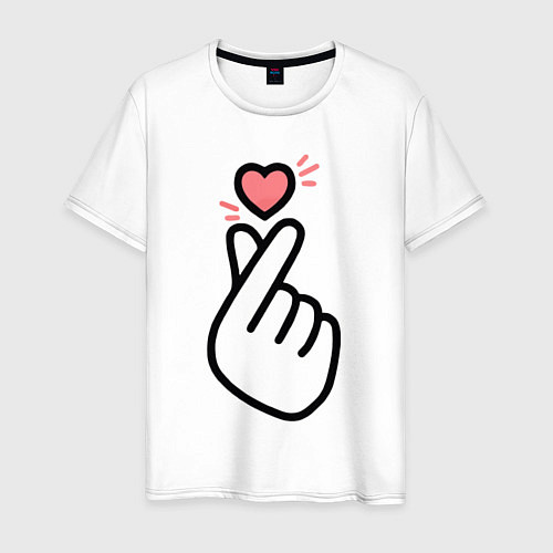 Мужская футболка K-pop: Faith Love / Белый – фото 1