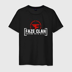 Футболка хлопковая мужская FaZe Clan: Shiping with style, цвет: черный