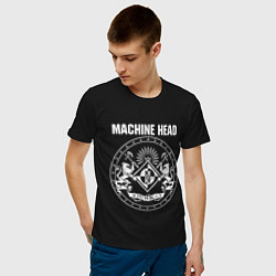 Футболка хлопковая мужская Machine Head MCMXCII, цвет: черный — фото 2