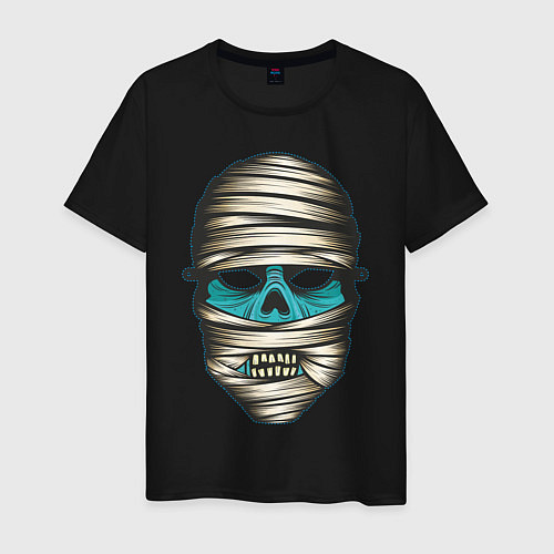 Мужская футболка Голова мумии / Черный – фото 1