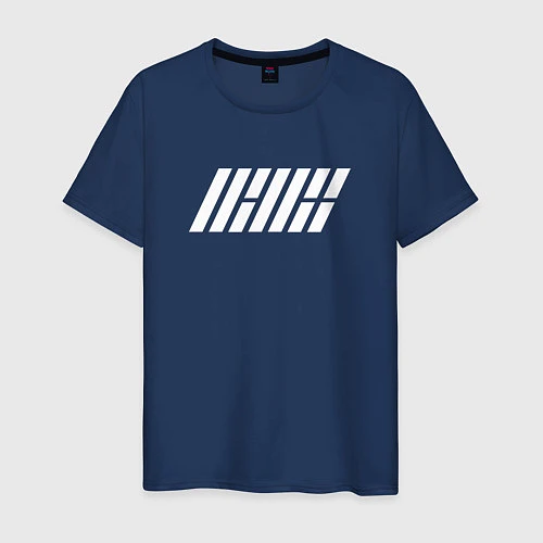 Мужская футболка IKON / Тёмно-синий – фото 1