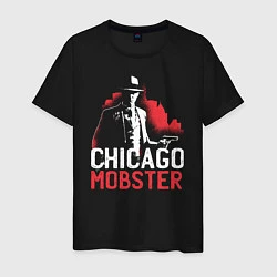 Футболка хлопковая мужская Chicago Mobster, цвет: черный