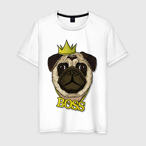 Мужская футболка Mops BOSS / Белый – фото 1